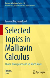 Produktbild: Selected Topics in Malliavin Calculus