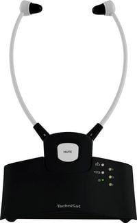 Produktbild: TechniSat STEREOMAN ISI 3 In Ear Kopfh&ouml;rer Funk, Bluetooth&reg; Schwarz Lautst&auml;rkeregelung HiFi