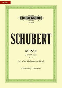 Produktbild: Mass in G D167 (Vocal Score)