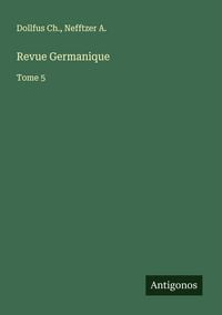 Produktbild: Revue Germanique