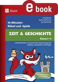 Produktbild: 10-Minuten-Rätsel und -Spiele Zeit & Geschichte
