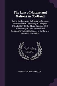 Produktbild: The Law of Nature and Nations in Scotland
