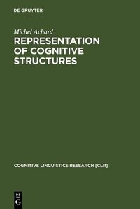 Produktbild: Representation of Cognitive Structures