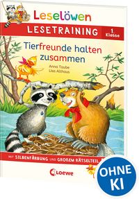 Produktbild: Lesel&ouml;wen Lesetraining 1. Klasse - Tierfreunde halten zusammen