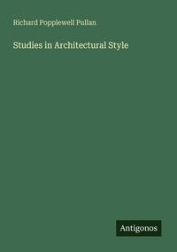Produktbild: Studies in Architectural Style