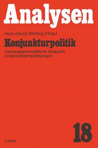 Produktbild: Konjunkturpolitik