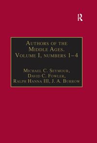 Produktbild: Authors of the Middle Ages. Volume I, Nos 1-4
