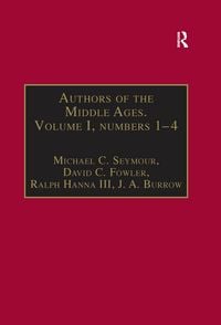 Produktbild: Authors of the Middle Ages. Volume I, Nos 1-4