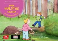 Produktbild: Einen Waldtag erleben mit Emma und Paul. Kamishibai Bildkartenset.