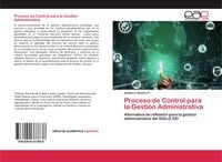 Produktbild: Proceso de Control para la Gesti&oacute;n Administrativa