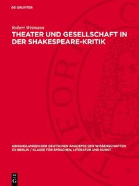 Produktbild: Theater und Gesellschaft in der Shakespeare-Kritik
