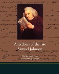 Produktbild: Anecdotes of the late Samuel Johnson