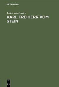 Produktbild: Karl Freiherr vom Stein