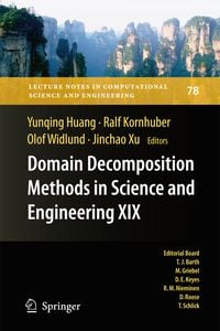 Produktbild: Domain Decomposition Methods in Science and Engineering XIX
