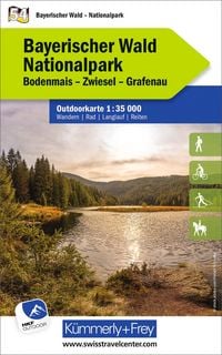 Produktbild: K&uuml;mmerly+Frey Outdoorkarte Deutschland 54 Nationalpark Bayerischer Wald 1:35.000