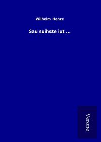 Produktbild: Sau suihste iut ...