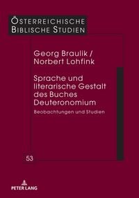 Produktbild: Sprache und literarische Gestalt des Buches Deuteronomium