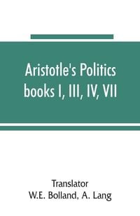 Produktbild: Aristotle's Politics, books I, III, IV, VII