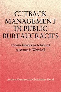 Produktbild: Cutback Management in Public Bureaucracies