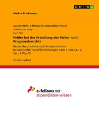 Produktbild: Fehler bei der Erstellung des Risiko- und Prognoseberichts