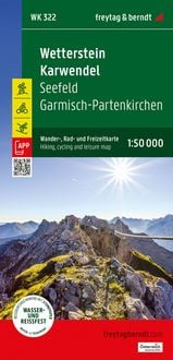Produktbild: Freytag & berndt Wanderkarte WK 322 Wetterstein - Karwendel, Seefeld - Garmisch-Partenkirchen 1:50.000