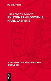 Produktbild: Existenzphilosophie, Karl Jaspers