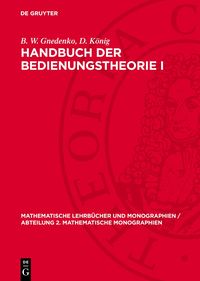 Produktbild: Handbuch der Bedienungstheorie I