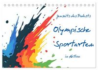 Produktbild: Jenseits des Podests - Olympische Sportarten in Aktion (Tischkalender 2027 DIN A5 quer), CALVENDO Monatskalender