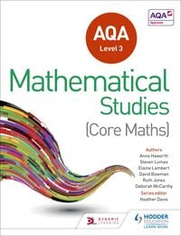Produktbild: AQA Level 3 Certificate in Mathematical Studies