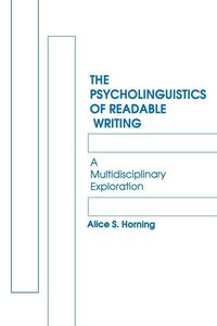 Produktbild: The Psycholinguistics of Readable Writing