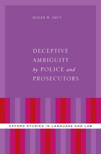 Produktbild: Deceptive Ambiguity by Police and Prosecutors
