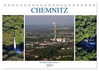 Produktbild: Chemnitz - Von Oben Nach Unten (Tischkalender 2027 DIN A5 quer), CALVENDO Monatskalender