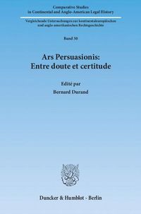 Produktbild: Ars Persuasionis: Entre doute et certitude.
