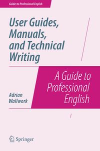 Produktbild: User Guides, Manuals, and Technical Writing
