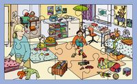 Bild vom Artikel Im Kinderzimmer, Einlege-Puzzle vom Autor Annegret Ritter