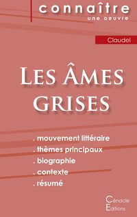 Produktbild: Fiche de lecture Les &Acirc;mes grises de Claudel (Analyse litt&eacute;raire de r&eacute;f&eacute;rence et r&eacute;sum&eacute; complet)