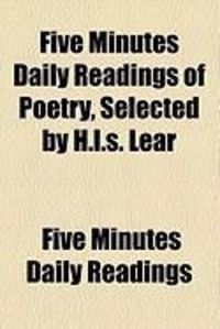 Produktbild: Five Minutes Daily Readings of Poetry, Selected by H.L.S. Lear