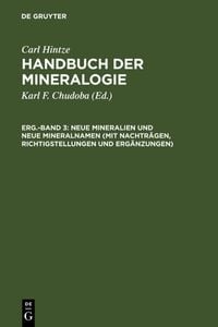 Produktbild: Neue Mineralien und neue Mineralnamen (mit Nachtr&auml;gen, Richtigstellungen und Erg&auml;nzungen)