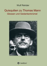Produktbild: Quisquilien zu Thomas Mann