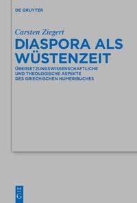 Produktbild: Diaspora als W&uuml;stenzeit