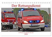 Produktbild: Der Rettungsdienst (Tischkalender 2026 DIN A5 quer), CALVENDO Monatskalender