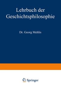 Produktbild: Lehrbuch der Geschichtsphilosophie