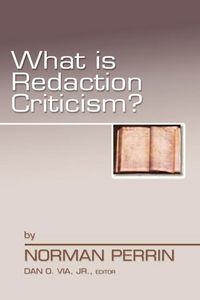 Produktbild: What Is Redaction Criticism?