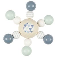 Bild vom Artikel HEIMESS 765240 - Greifling Trendserie Junge, Perlenkreisel, mint/blau, Holz vom Autor 