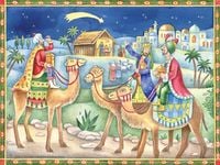 Produktbild: Adventskalender "Heilige Drei K&ouml;nige bringen Gaben"