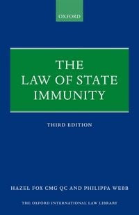 Produktbild: The Law of State Immunity