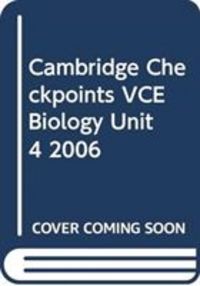 Produktbild: Cambridge Checkpoints Vce Biol