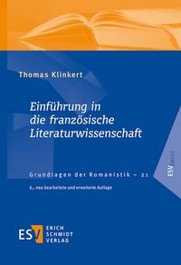 Produktbild: Einführung in die französische Literaturwissenschaft
