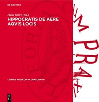 Produktbild: Hippocratis de aere aqvis locis