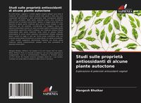 Produktbild: Studi sulle propriet&agrave; antiossidanti di alcune piante autoctone